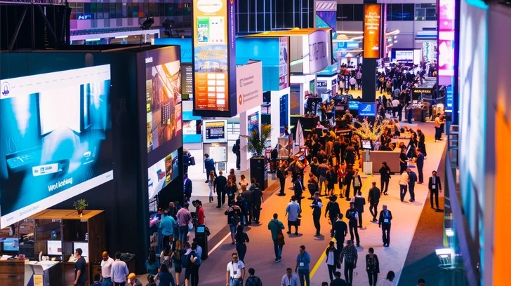 Tech Expo Scene Stockcake 3